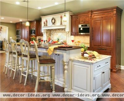 Homey Transitional Kitchen by Rose Marie Carr
