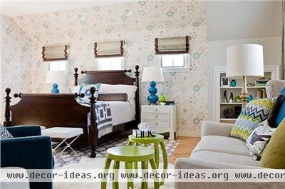 Cozy Transitional Bedroom by Rachel Reider