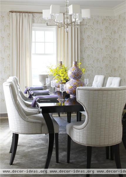 Elegant Contemporary Dining Room by Lauren Muse