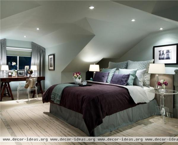 Elegant Contemporary Bedroom by Jane Lockhart