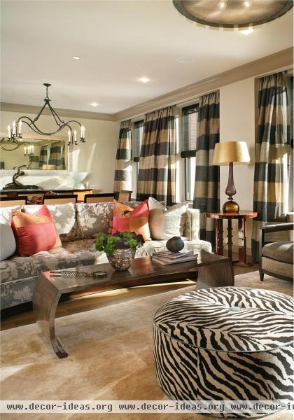 Elegant Transitional Living Room by Gail Shields-Miller