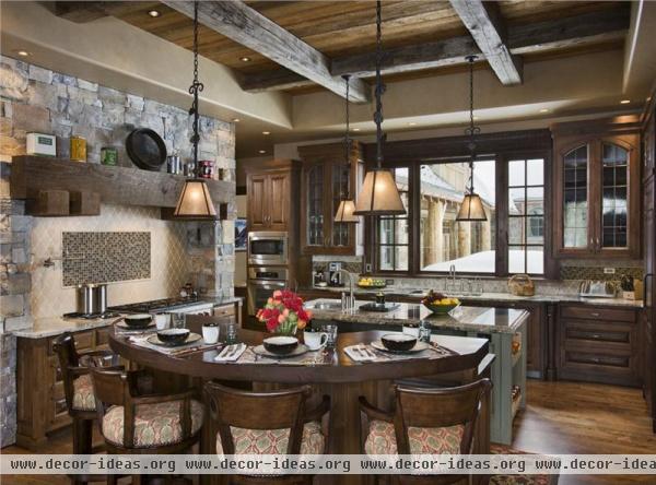 Cozy Country/Rustic Kitchen by Jerry Locati
