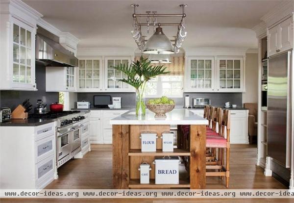 Light Transitional Kitchen by Trip Haenisch