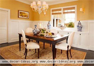 Open Traditional Dining Room by Garrison Hullinger
