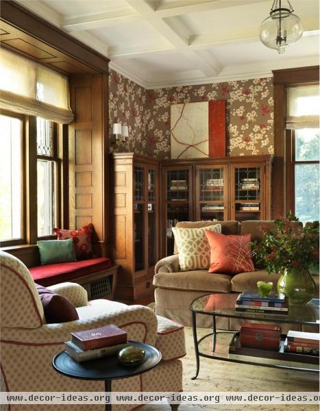Classic Traditional Family Room by Rachel Reider