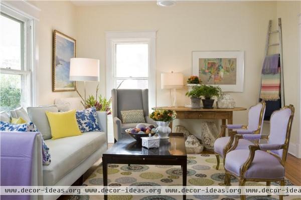 Light Transitional Living Room by Margaret Carter