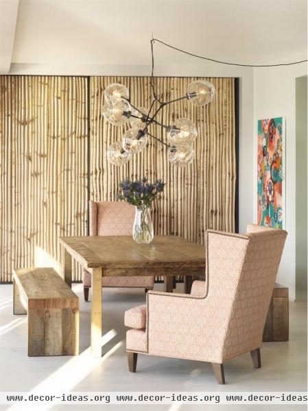 Light Transitional Dining Room by Gabriel Benroth, Adam Rolston & Drew Stuart