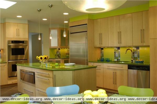 Casual Contemporary Kitchen by Mario J. Mulea, CR of Kitchens Designs by Ken Kelly