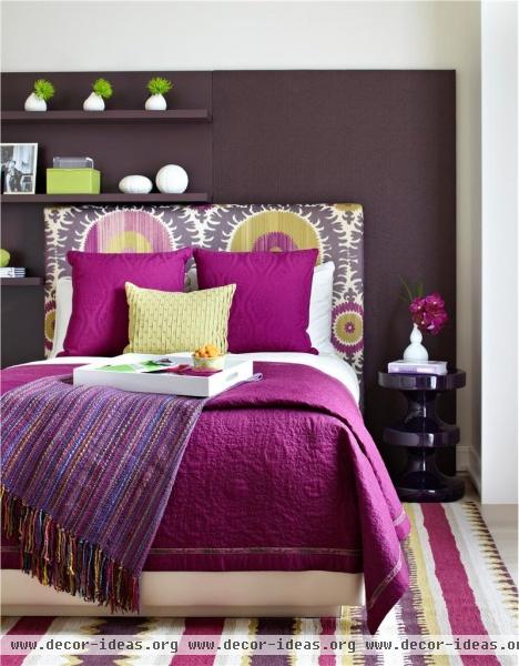Cozy Contemporary Bedroom by Jessica Lagrange