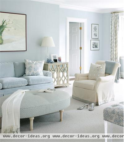 Elegant Traditional Living Room by Lauren Muse