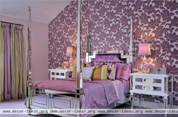 Dramatic Transitional Bedroom by Diane Guariglia Dramatic Transitional Bedroom by Diane Guariglia