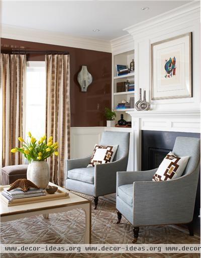 Casual Transitional Living Room by Lauren Muse Casual Transitional Living Room by Lauren Muse