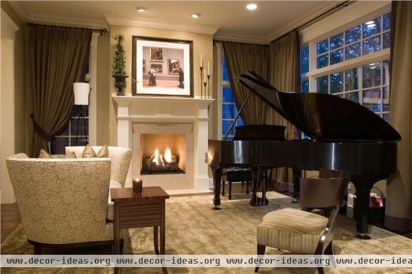Classic Transitional Living Room by Michael Abrams