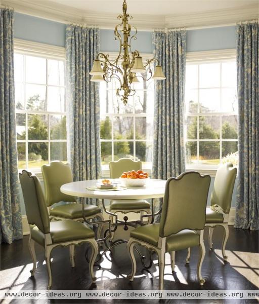 Open Traditional Dining Room by Gideon Mendelson