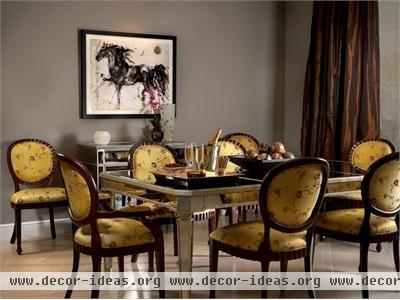 Dramatic Traditional Dining Room by Joseph Pubillones Dramatic Traditional Dining Room by Joseph Pubillones