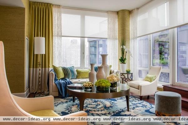 Sunny Contemporary Living Room by James Rixner