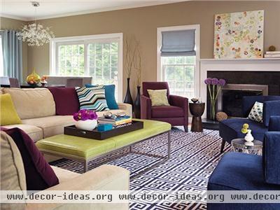 Light Contemporary Living Room by Rachel Reider Light Contemporary Living Room by Rachel Reider