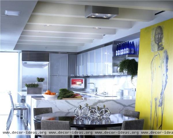 Light Contemporary Kitchen by Deborah Wecselman