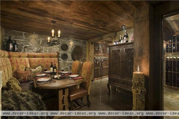 Dark Traditional Bar by Jerry Locati