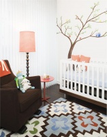 Light Contemporary Kid's Room by Amanda Moore