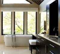 Relaxing Contemporary Bathroom by Diane Gordy