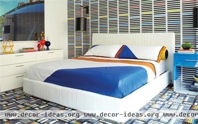 Dramatic Contemporary Bedroom by Christopher Coleman Dramatic Contemporary Bedroom by Christopher Coleman