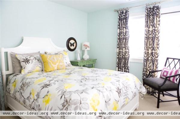Casual Contemporary Bedroom by Erinn Valencich