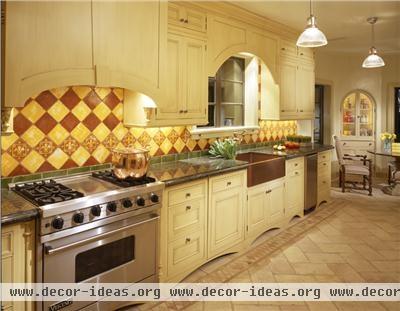 Elegant Country/Rustic Kitchen by Jamie Herzlinger