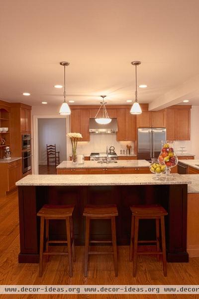 Homey Traditional Kitchen by Scott Hirshson