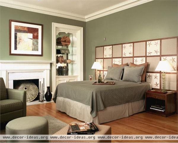 Relaxing Transitional Bedroom by Deborah Houseworth Relaxing Transitional Bedroom by Deborah Houseworth