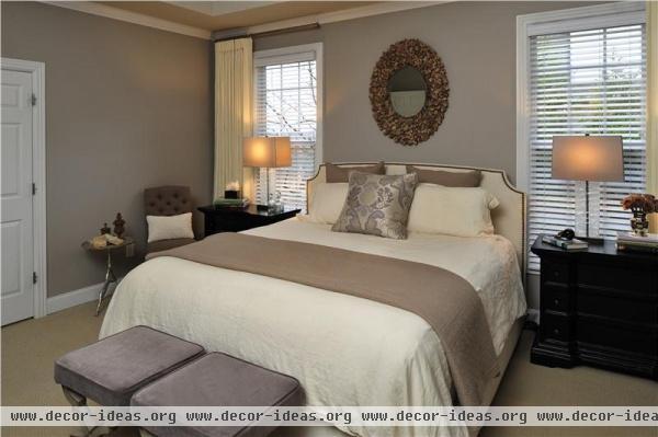 Elegant Transitional Bedroom by Jamie Beckwith