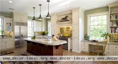 Open Country/Rustic Kitchen by Peter Archer, AIA