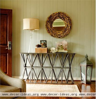 Open Contemporary Foyer by Garrison Hullinger