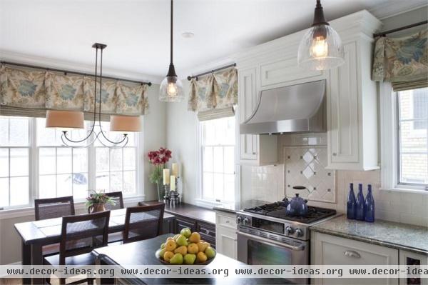 Light Transitional Kitchen by Emily Mackie
