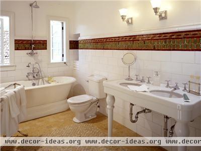 Elegant Country/Rustic Bathroom by Jamie Herzlinger