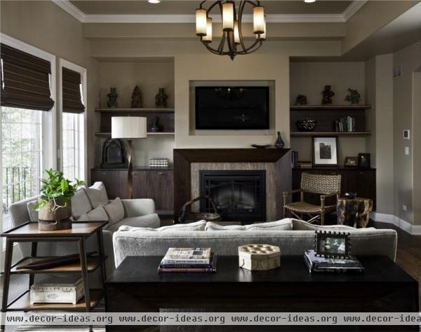 Classic Contemporary Living Room by Susan Fredman