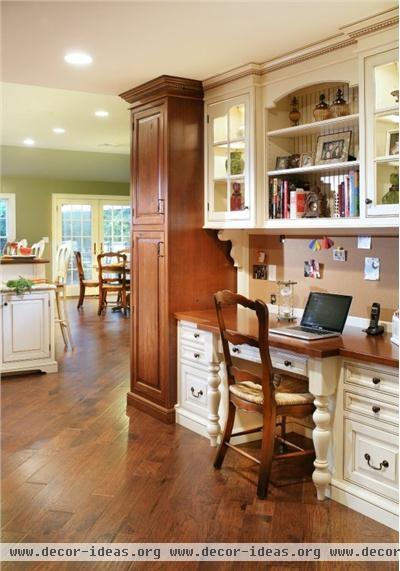 Homey Transitional Home Office by Rose Marie Carr