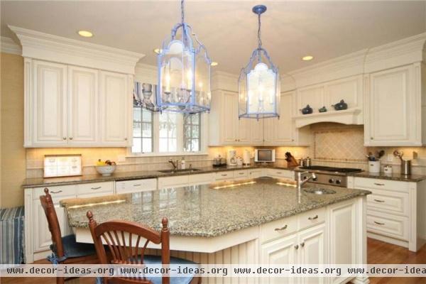 Airy Transitional Kitchen by Olga Adler