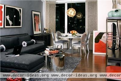 Dramatic Contemporary Living Room by Mindy Miles Greenberg Dramatic Contemporary Living Room by Mindy Miles Greenberg