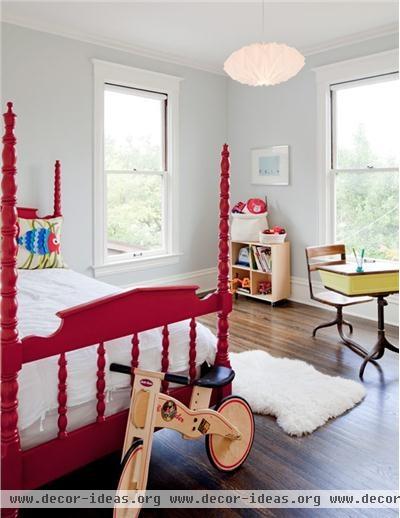 Light Transitional Kid's Room by Jessica Helgerson