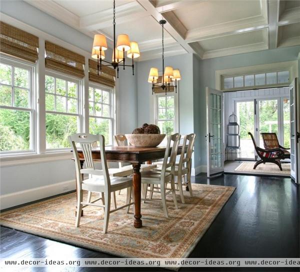 Light Transitional Dining Room by Garrison Hullinger