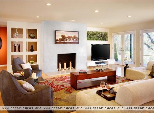 Elegant Contemporary Living Room by Komal Sheth