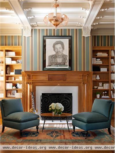 Classic Traditional Living Room by Kendall Wilkinson