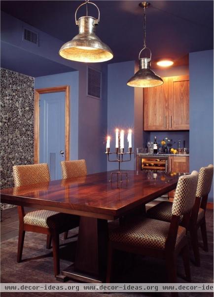 Private Contemporary Dining Room by John Buscarello