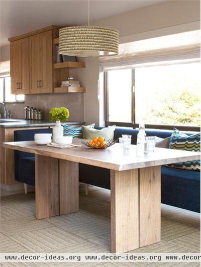 Homey Transitional Dining Room by Jennifer Jones