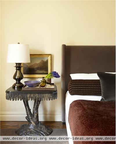 Cozy Transitional Bedroom by John Douglas Eason