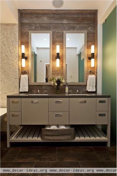 Elegant Contemporary Bathroom by Mary Jo Fiorella