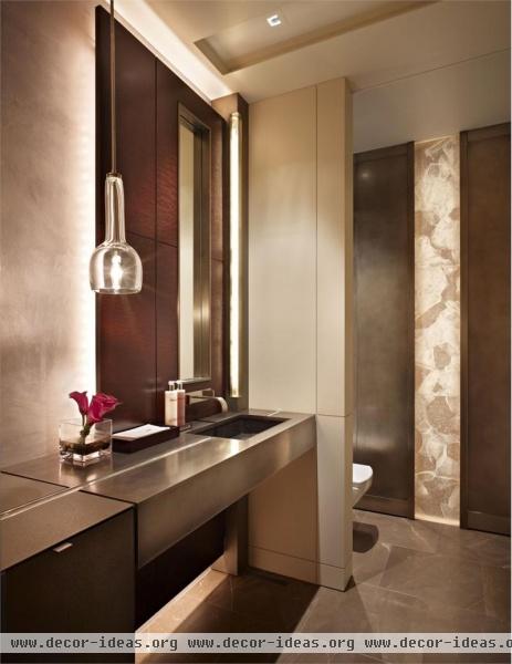 Elegant Contemporary Bathroom by Garret Werner