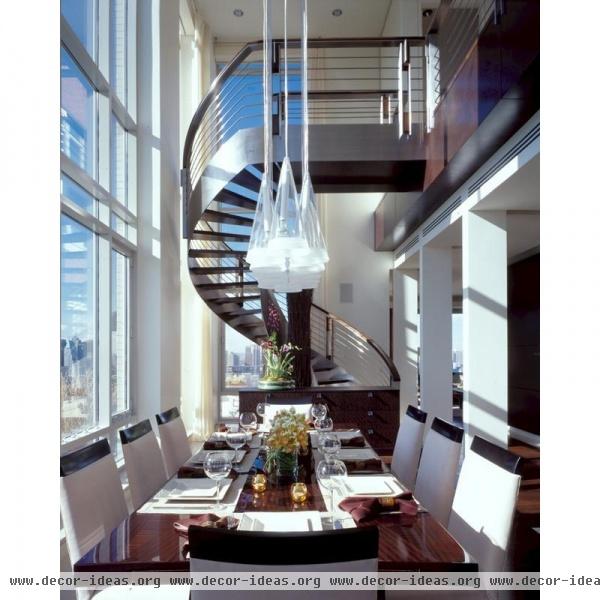Light Contemporary Dining Room by Thomas Mojo & Mark Stumer