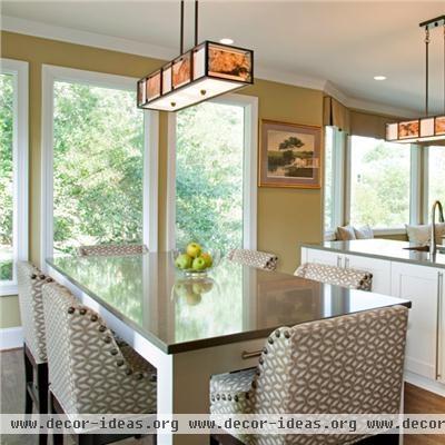 Light Contemporary Dining Room by Lorraine Vale